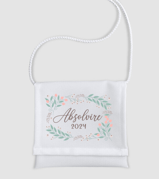 Absolvire 2024 model alb pe tricou