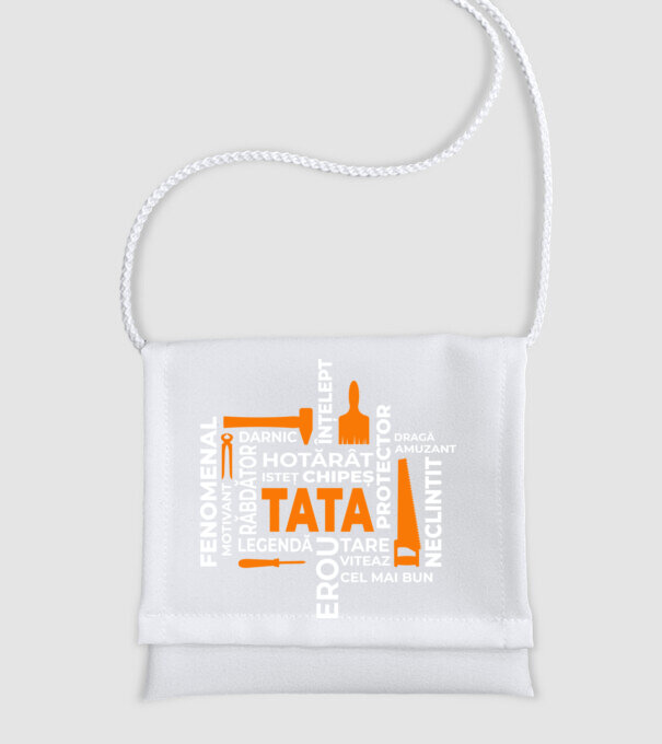 Acronimele tatălui model alb pe tricou