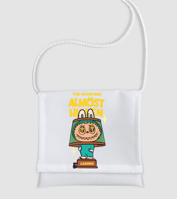 Almost Hidden model alb pe tricou