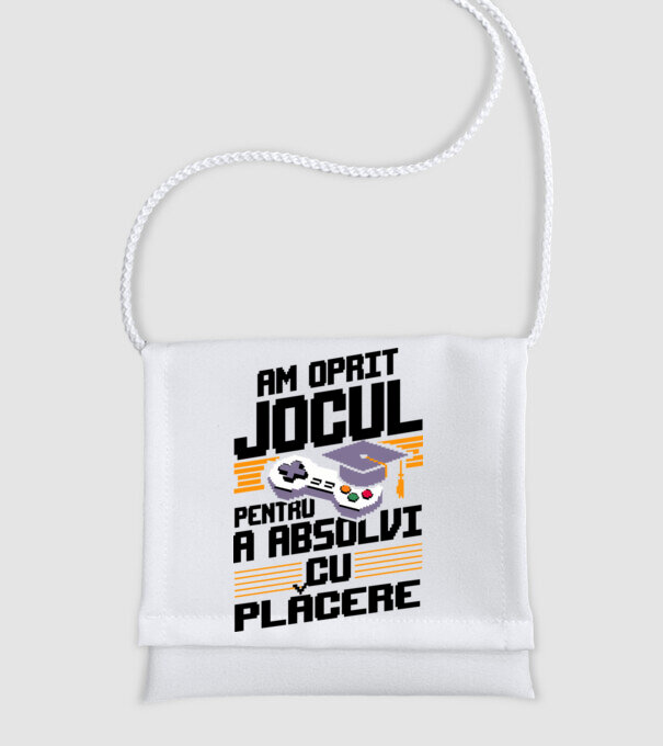 Am oprit jocul absolvent alb model alb pe tricou