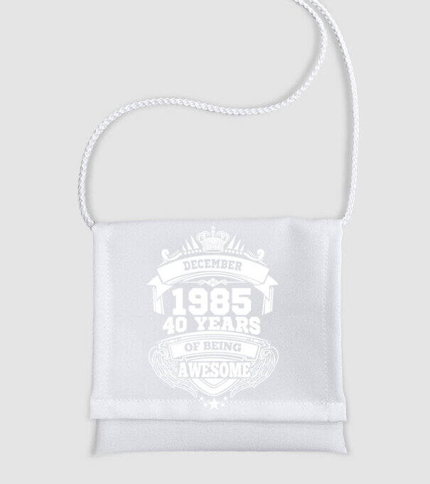 Awesome being of december 1985 model alb pe tricou