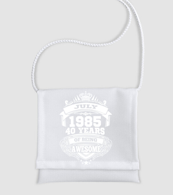 Awesome being of july 1985 model alb pe tricou