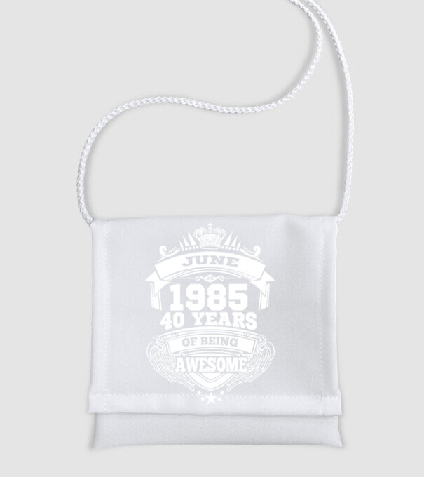 Awesome being of june 1985 model alb pe tricou