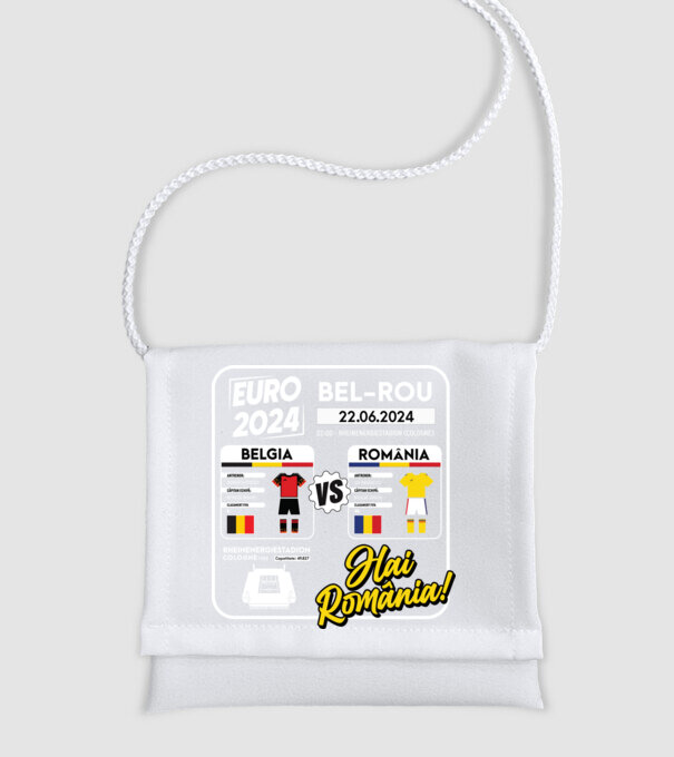 BEL-ROM euro 2024 calendar model alb pe tricou