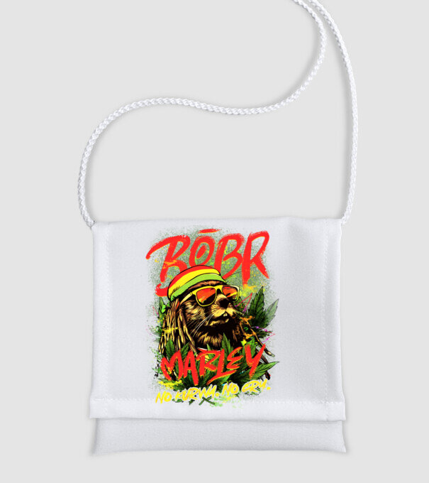 BÓBR MARLEY model alb pe tricou
