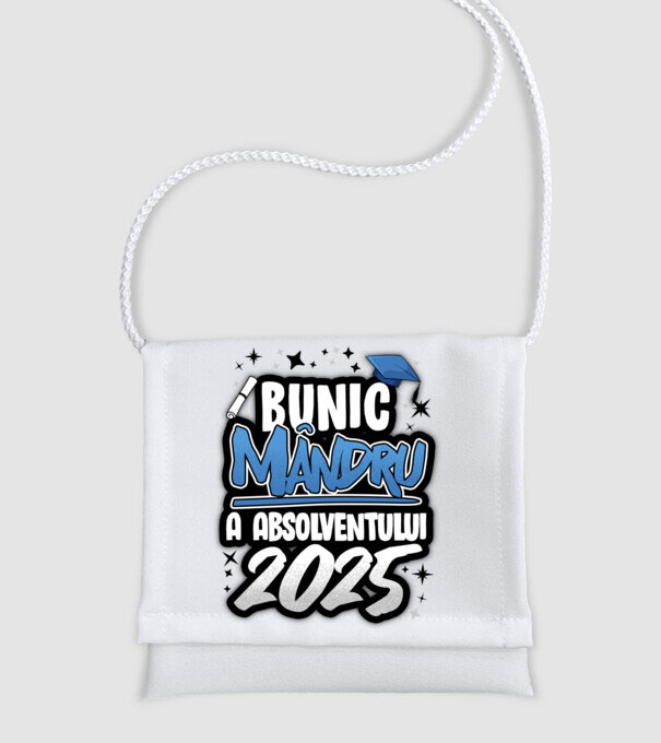 Bunic MÂNDRU a absolventului model alb pe tricou