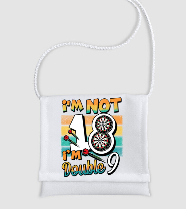 Darts Birthday 18 years old model alb pe tricou