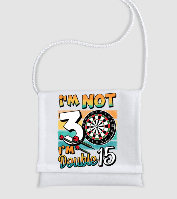 Darts Birthday 30 years old model alb pe tricou