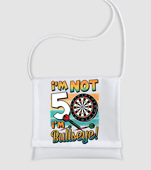 Darts Birthday 50 years old model alb pe tricou
