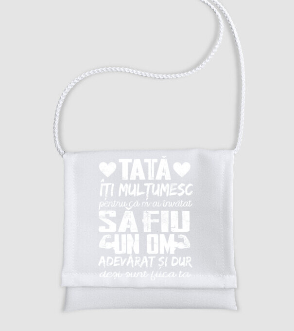 fiică crescută ca fiu Negru model alb pe tricou