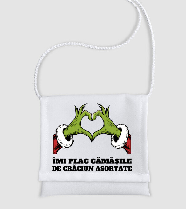 Îmi plac cămășile de crăciun asortate alb model alb pe tricou