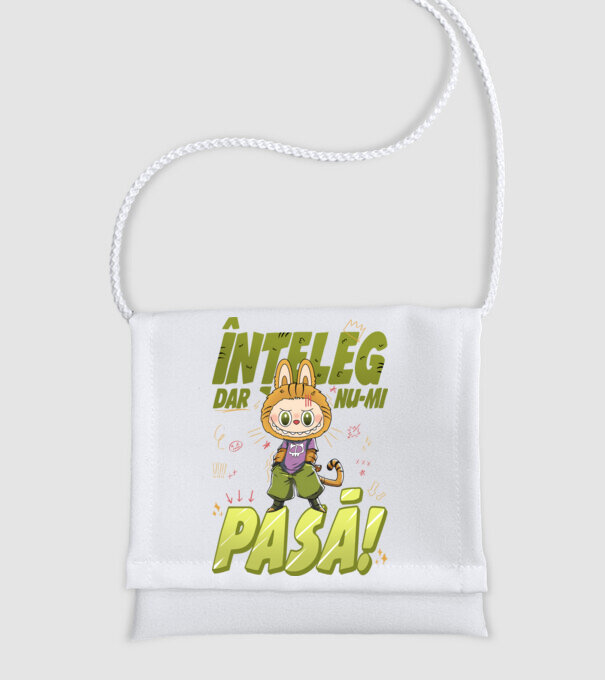 Înțeleg dar nu-mi pasă! model alb pe tricou