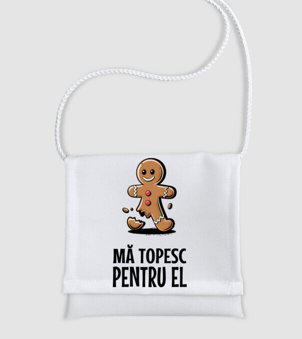 Mă topesc pentru el alb model alb pe tricou