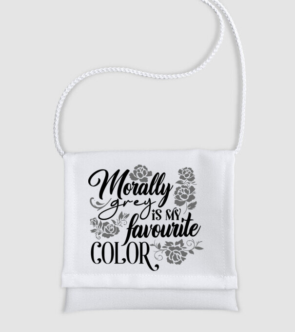 Moraly Gray is my favorite color model alb pe tricou