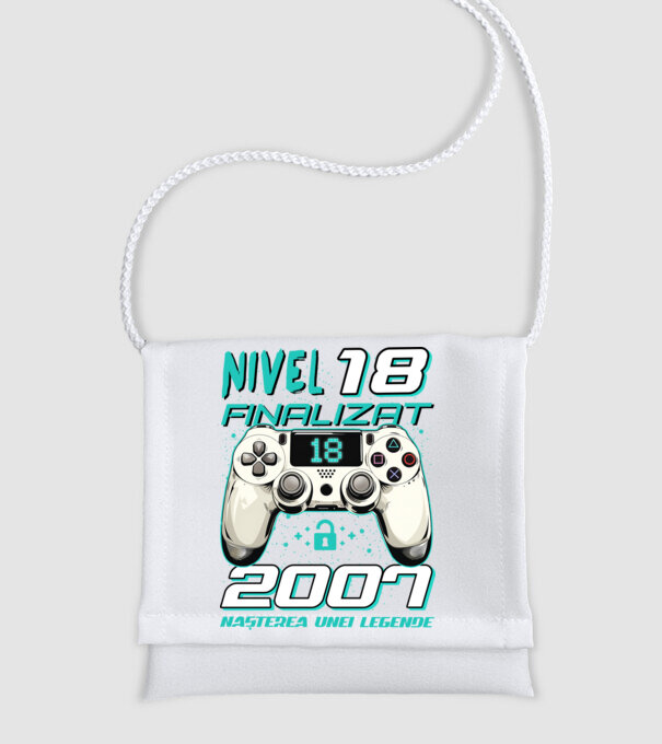 Nivel finalizat 18 2007 model alb pe tricou