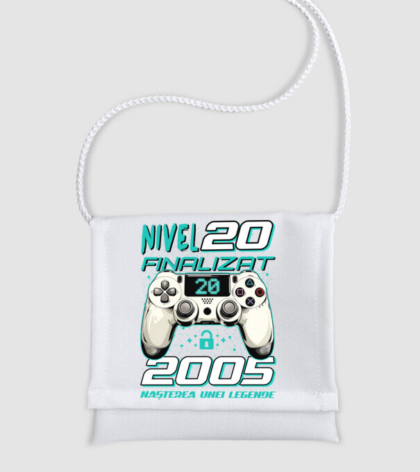Nivel finalizat 20 2005 model alb pe tricou