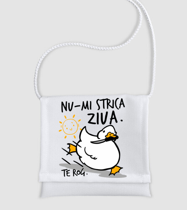 Nu-mi strica ziua. model alb pe tricou