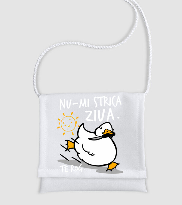 Nu-mi strica ziua. model alb pe tricou