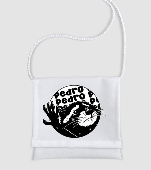 Pedro circle model alb pe tricou