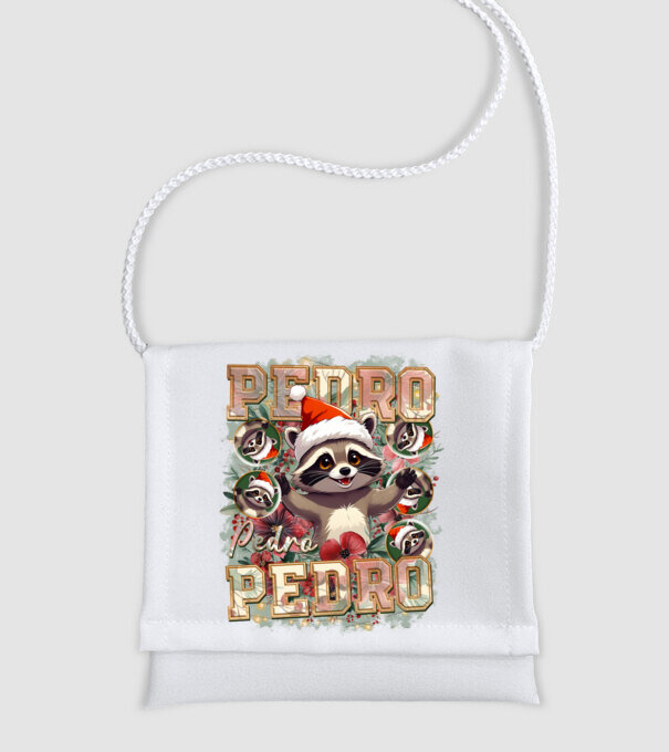 Pedro pedro flower xmas model alb pe tricou