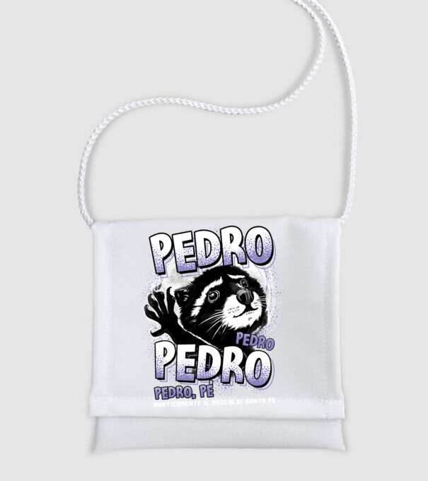 PEDRO PEDRO PEDRO model alb pe tricou
