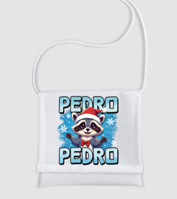 Pedro pedro retro xmas model alb pe tricou