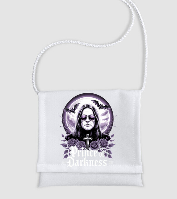 Prince of Darkness model alb pe tricou