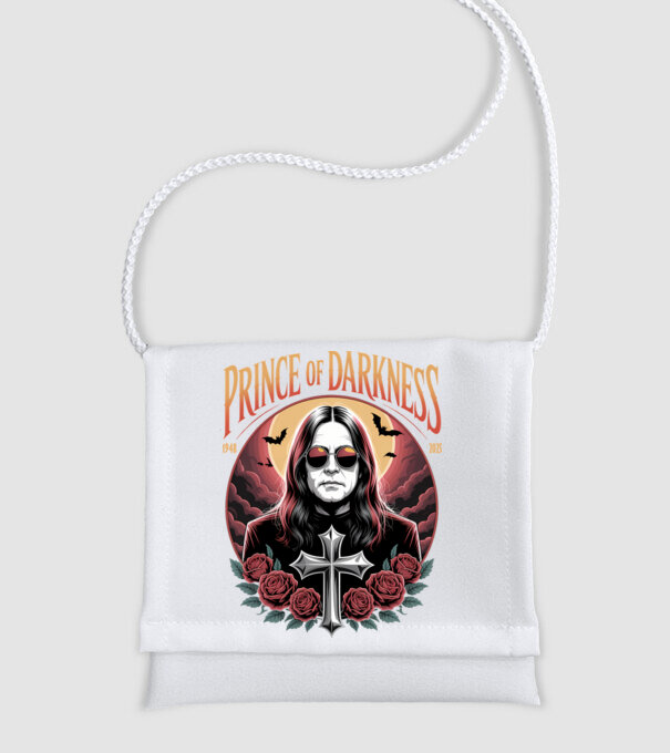 Prince of Darkness model alb pe tricou