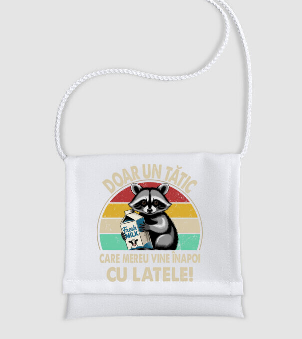 Retro Apa aki visszajött a tejjel RO model alb pe tricou