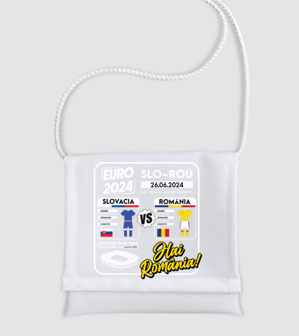 SLO-ROU euro 2024 calendar model alb pe tricou
