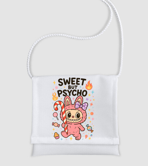 Sweet but psycho model alb pe tricou