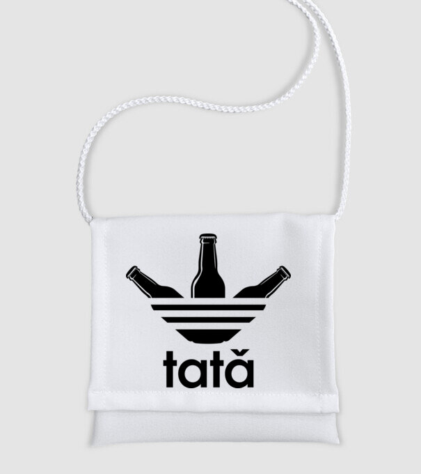 Tatadidas model alb pe tricou