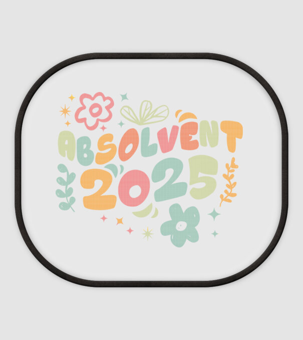 Absolventa 2025 model alb pe tricou