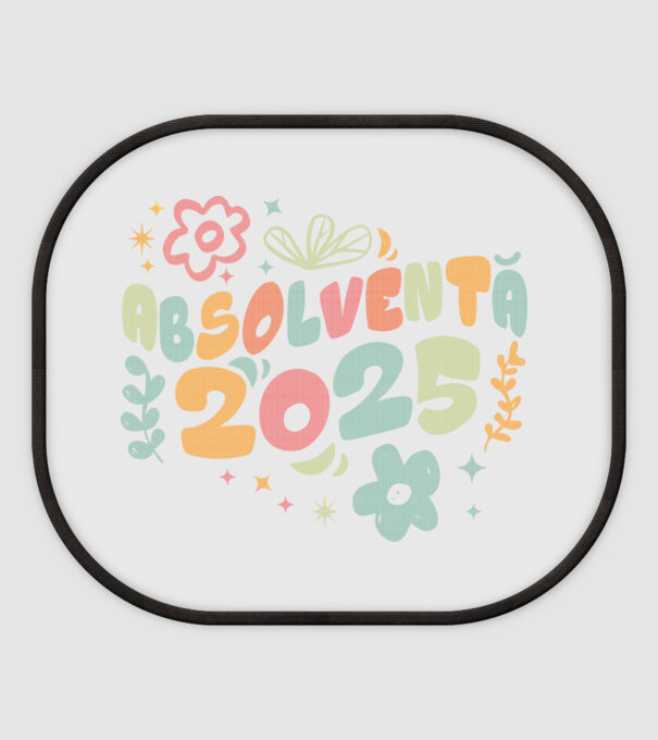 Absolventă 2025 model alb pe tricou