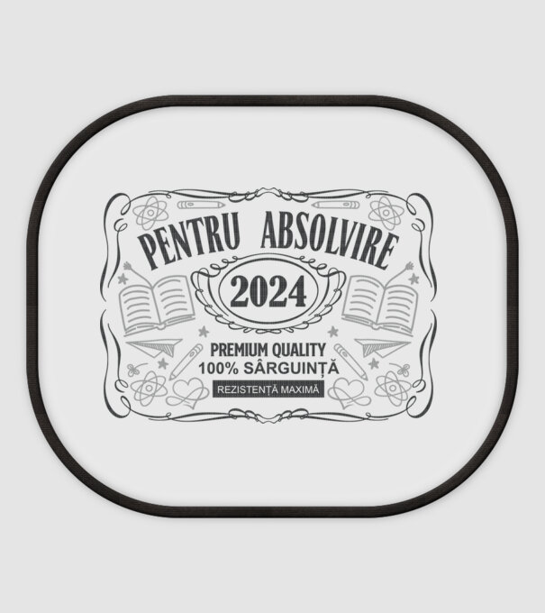 Absolvire PREMIUM model alb pe tricou