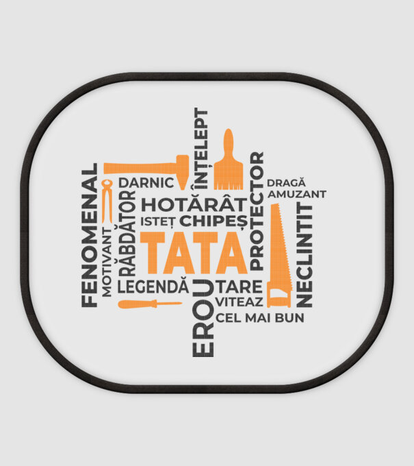 Acronimele tatălui model alb pe tricou