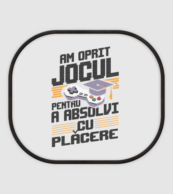 Am oprit jocul absolvent alb model alb pe tricou