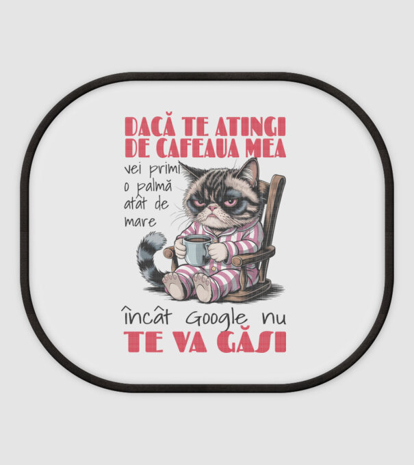 atinge cafeaua mea și nici măcar Google nu te va găsi Alb model alb pe tricou