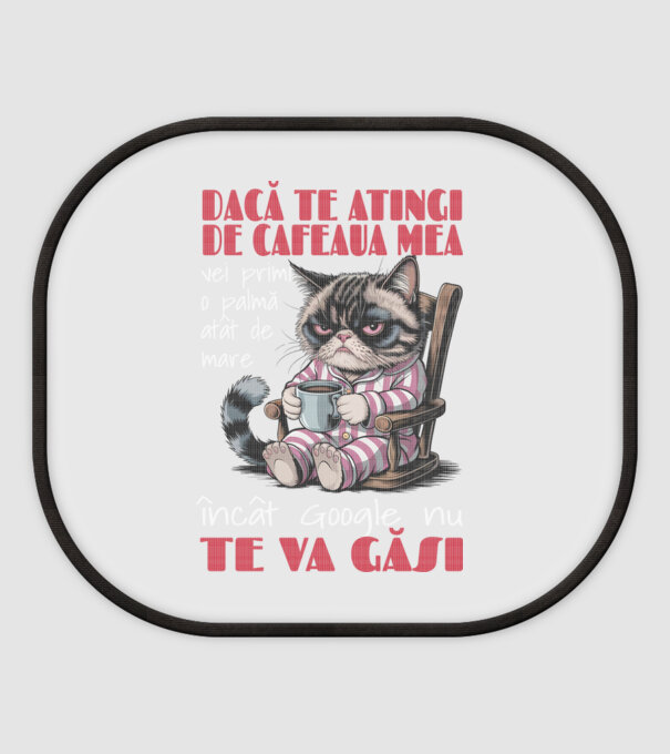 atinge cafeaua mea și nici măcar Google nu te va găsi Negru model alb pe tricou