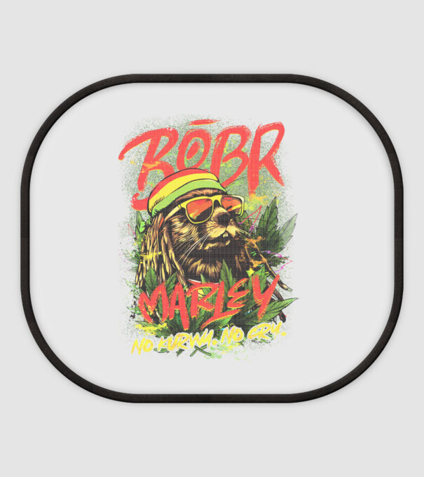 BÓBR MARLEY model alb pe tricou