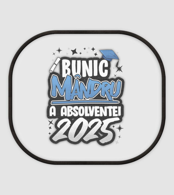 Bunic MÂNDRU a absolventei model alb pe tricou