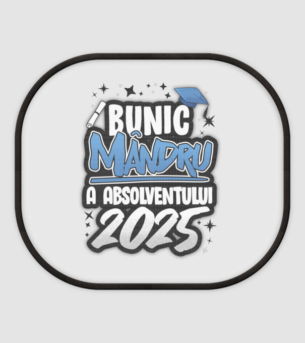Bunic MÂNDRU a absolventului model alb pe tricou