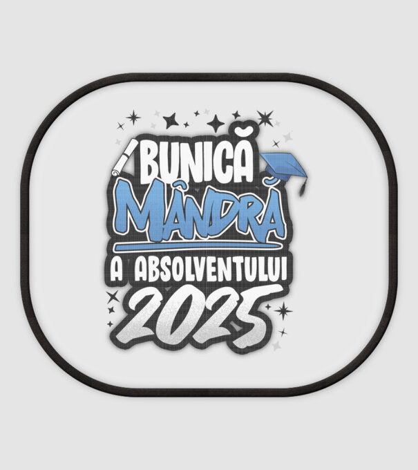 Bunică MÂNDRĂ a absolventului model alb pe tricou