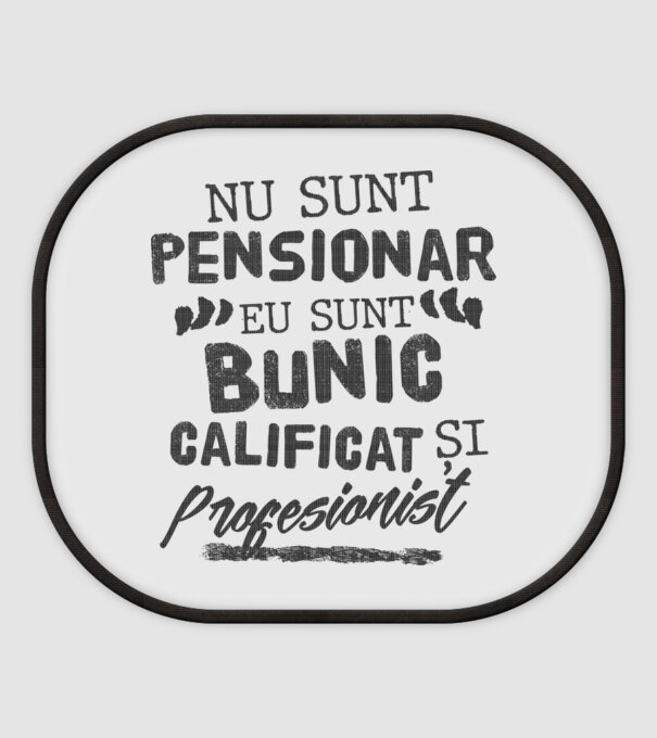 Bunicul profesionist model alb pe tricou