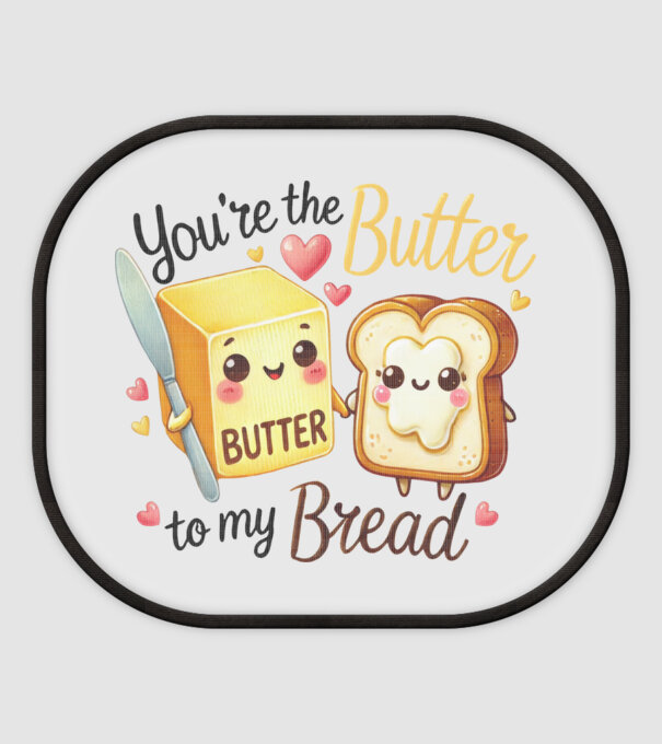 Butter to my Bread model alb pe tricou