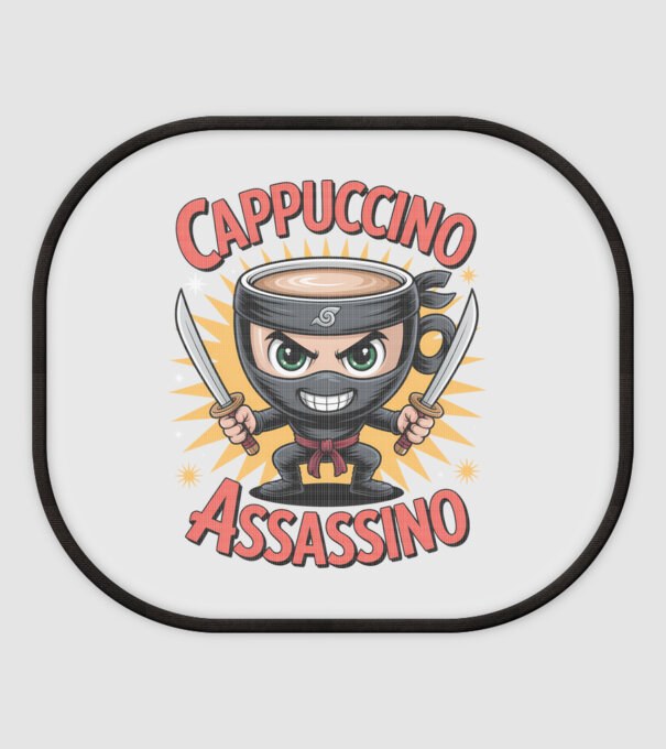 Cappuccino Assasino model alb pe tricou