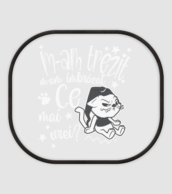 Ce mai vrei? model alb pe tricou