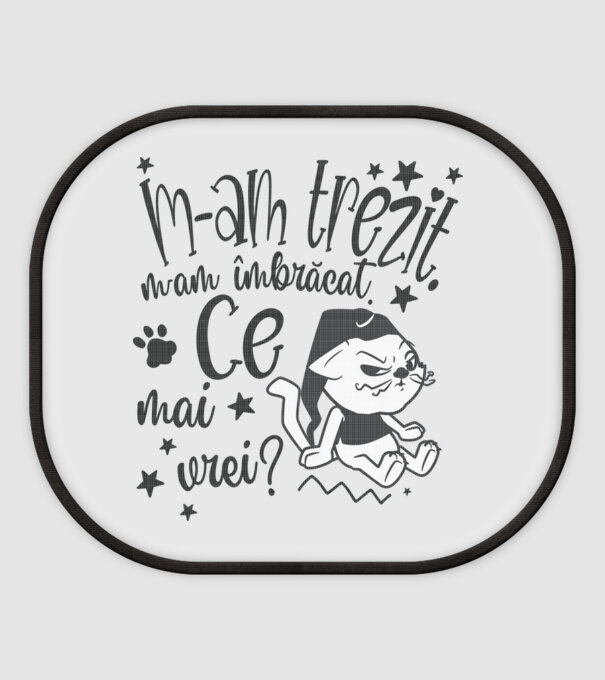 Ce mai vrei? model alb pe tricou
