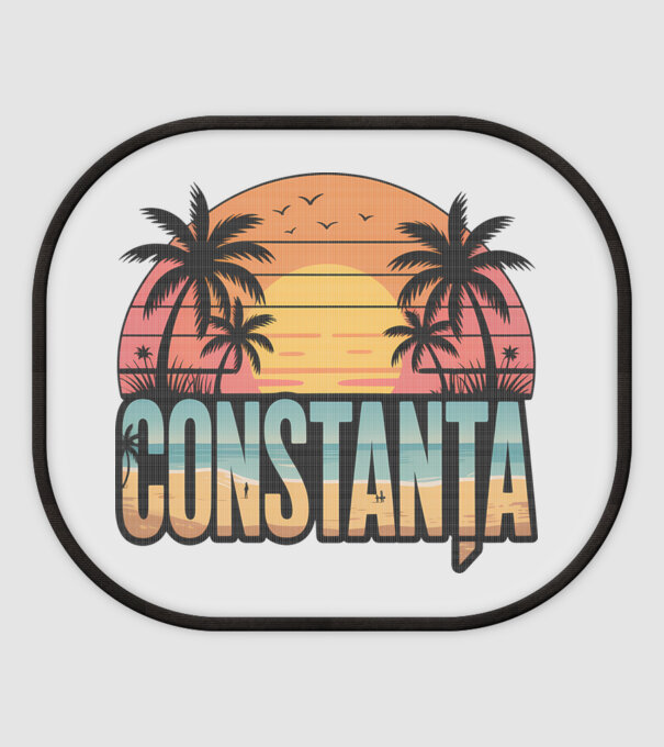 Constanța model alb pe tricou