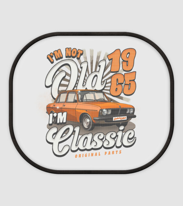 DACIA 1965 model alb pe tricou